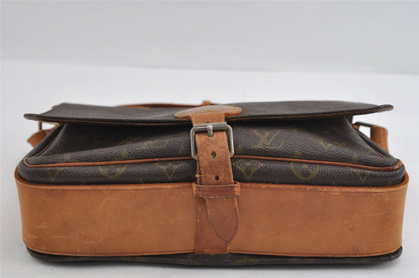 Authentic Louis Vuitton Monogram Cartouchiere GM Shoulder Bag Old Model 1148I