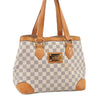 Authentic Louis Vuitton Damier Azur Hampstead PM N51207 Shoulder Tote Bag 1152G