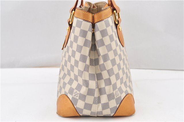 Authentic Louis Vuitton Damier Azur Hampstead PM N51207 Shoulder Tote Bag 1152G