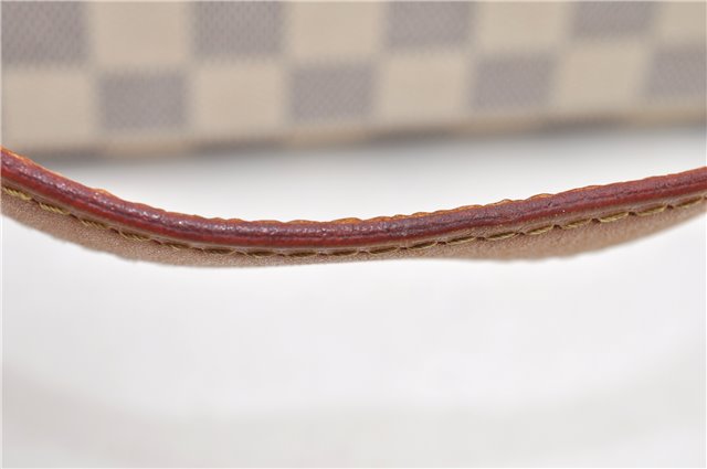 Authentic Louis Vuitton Damier Azur Hampstead PM N51207 Shoulder Tote Bag 1152G