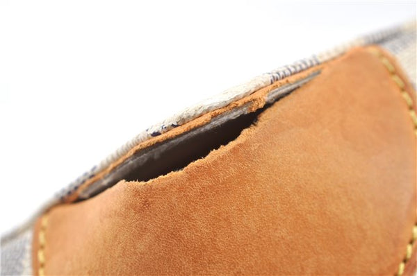 Authentic Louis Vuitton Damier Azur Hampstead PM N51207 Shoulder Tote Bag 1152G