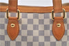 Authentic Louis Vuitton Damier Azur Hampstead PM N51207 Shoulder Tote Bag 1152G