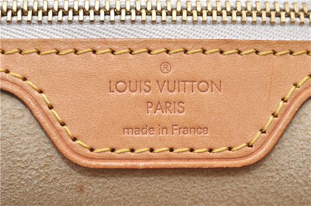 Authentic Louis Vuitton Damier Azur Hampstead PM N51207 Shoulder Tote Bag 1152G