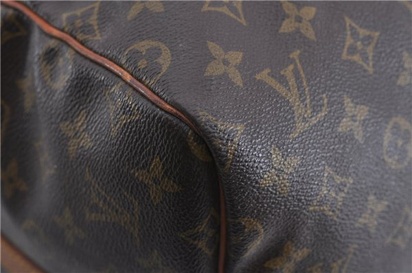 Auth Louis Vuitton Monogram Keepall Bandouliere 55 Boston Bag M41414 LV 1153D