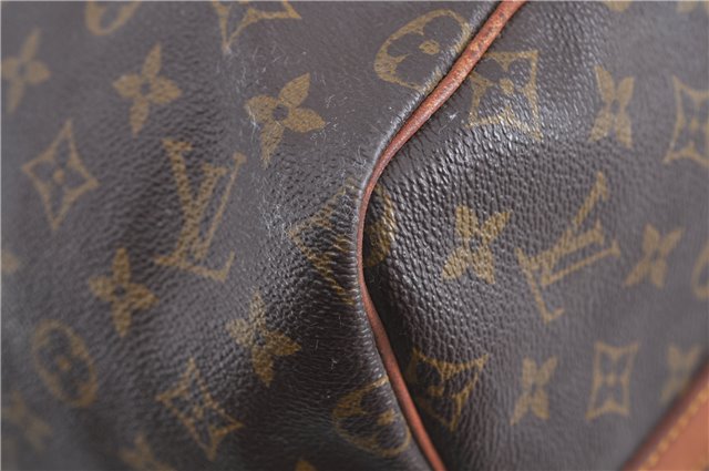 Auth Louis Vuitton Monogram Keepall Bandouliere 55 Boston Bag M41414 LV 1153D