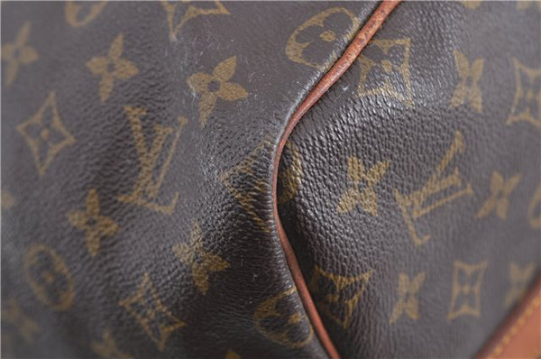 Auth Louis Vuitton Monogram Keepall Bandouliere 55 Boston Bag M41414 LV 1153D