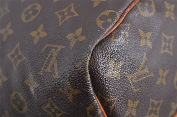 Auth Louis Vuitton Monogram Keepall Bandouliere 55 Boston Bag M41414 LV 1153D