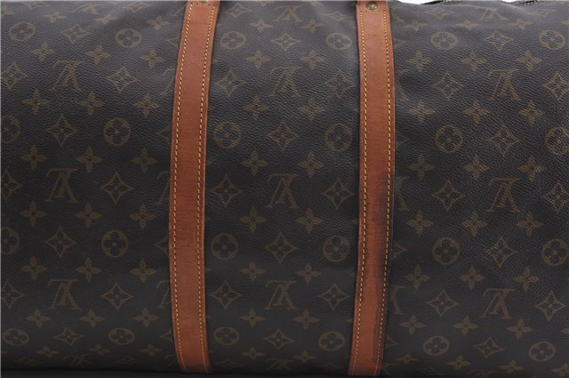 Auth Louis Vuitton Monogram Keepall Bandouliere 55 Boston Bag M41414 LV 1153D