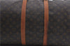 Auth Louis Vuitton Monogram Keepall Bandouliere 55 Boston Bag M41414 LV 1153D