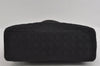 Authentic Christian Dior Lady Dior Cannage Canvas Hand Bag Black CD 1153I