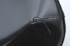 Authentic Salvatore Ferragamo Vintage Gancini Enamel Shoulder Bag Black 1155I