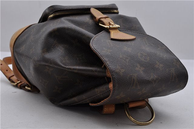 Authentic Louis Vuitton Monogram Montsouris MM Backpack M51136 LV 1156D