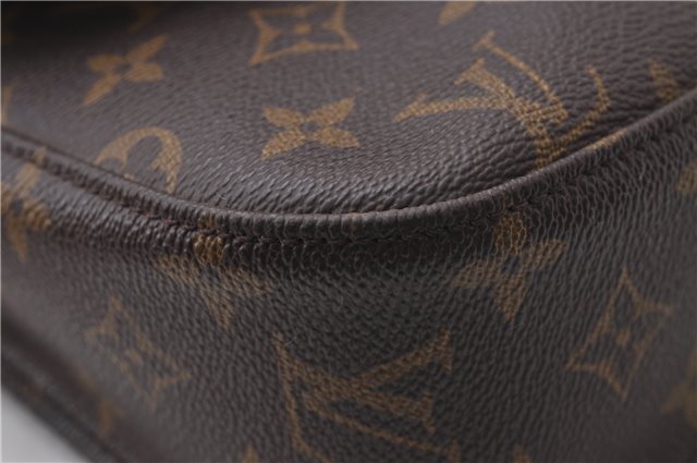 Auth Louis Vuitton Monogram Saint Cloud GM Shoulder Cross Bag M51242 LV 1157D