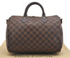 Authentic Louis Vuitton Damier Speedy Bandouliere 30 Hand Bag N41367 LV 1158I