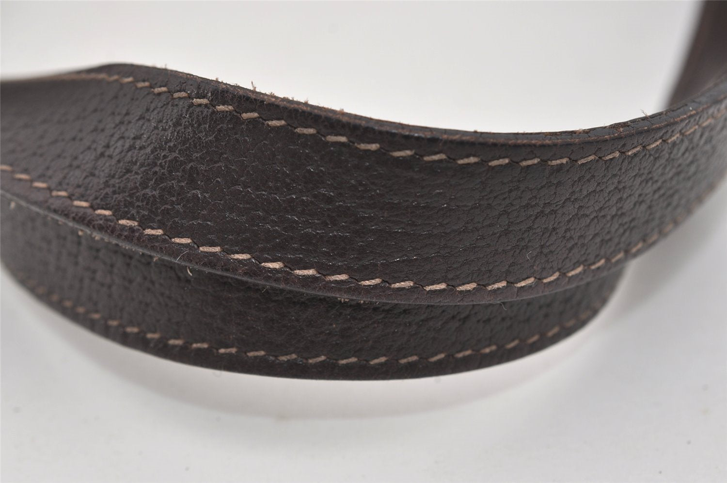 Authentic GUCCI Abbey Shoulder Tote Bag GG Canvas Leather 130736 Brown 1159I