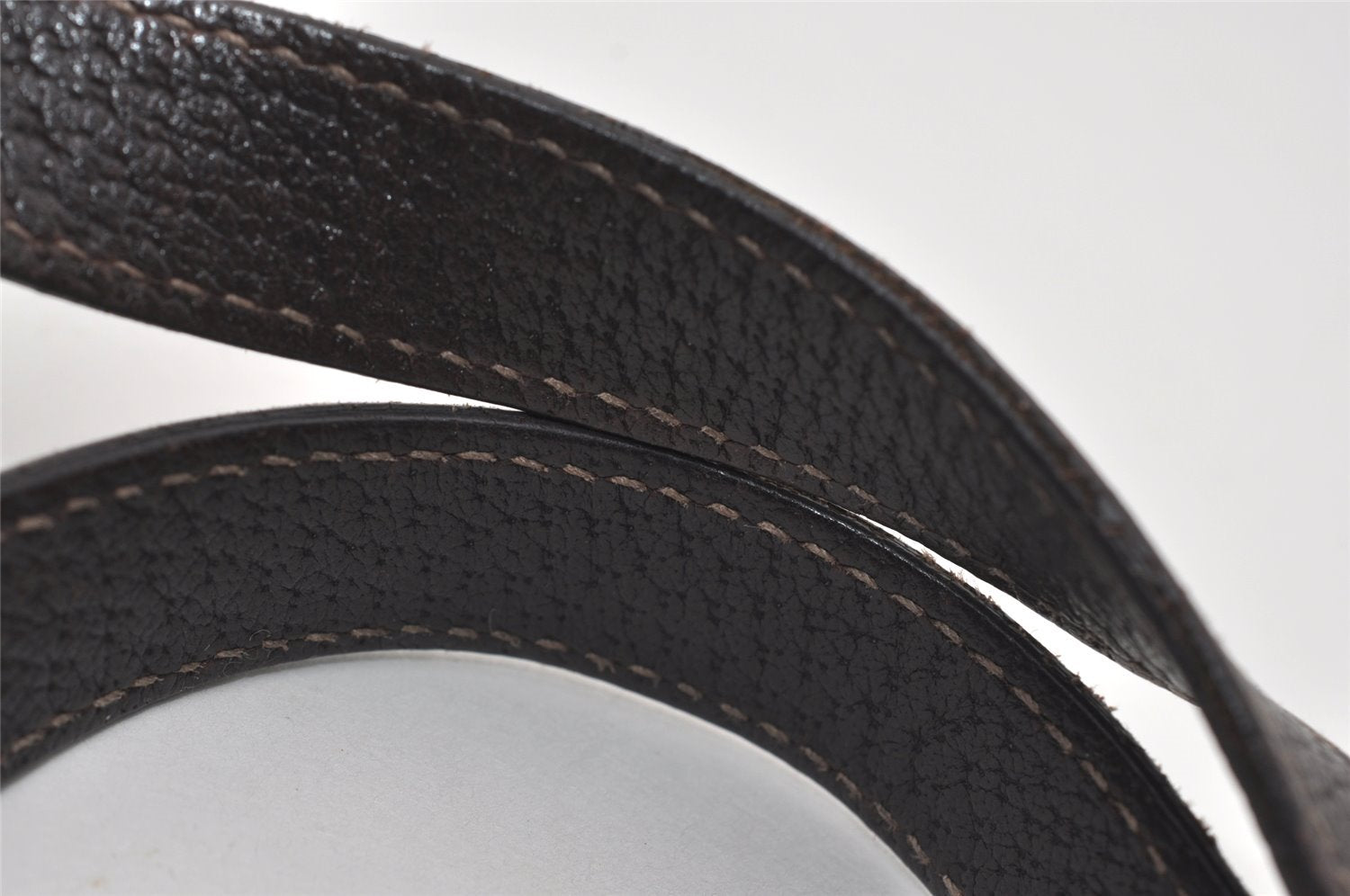 Authentic GUCCI Abbey Shoulder Tote Bag GG Canvas Leather 130736 Brown 1159I