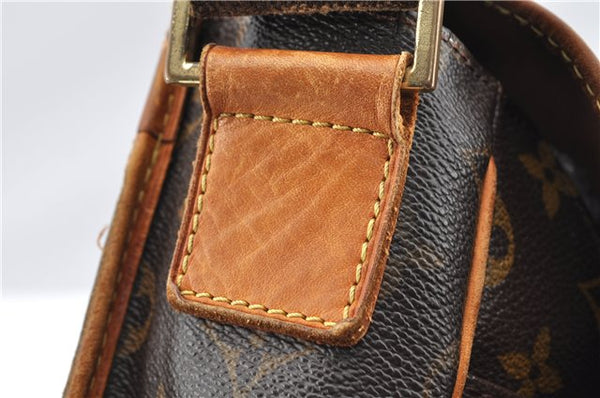 Auth Louis Vuitton Monogram Pochette Bosphore Shoulder Cross Bag M40044 LV 1160G