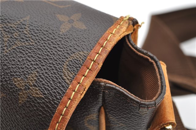 Auth Louis Vuitton Monogram Pochette Bosphore Shoulder Cross Bag M40044 LV 1160G