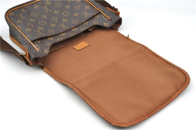 Auth Louis Vuitton Monogram Pochette Bosphore Shoulder Cross Bag M40044 LV 1160G