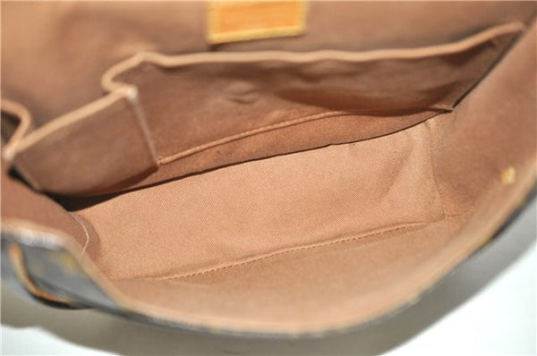 Auth Louis Vuitton Monogram Pochette Bosphore Shoulder Cross Bag M40044 LV 1160G