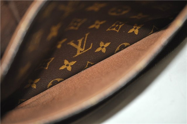 Auth Louis Vuitton Monogram Pochette Bosphore Shoulder Cross Bag M40044 LV 1160G