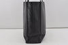 Authentic CHANEL Caviar Skin CoCo Mark Shoulder Tote Bag Black 1162I