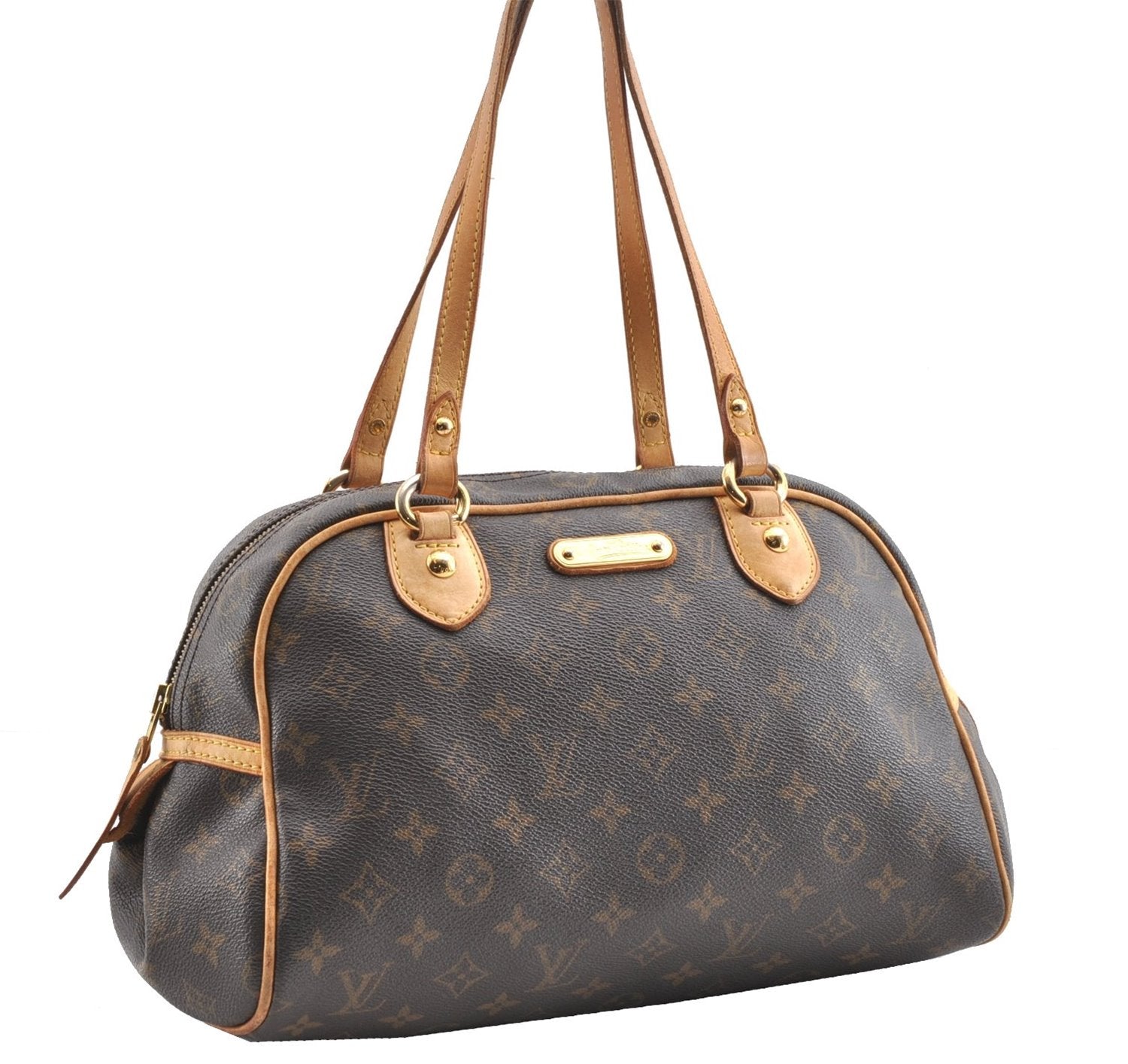 Authentic Louis Vuitton Monogram Montorgueil PM M95565 Shoulder Tote Bag 1164G