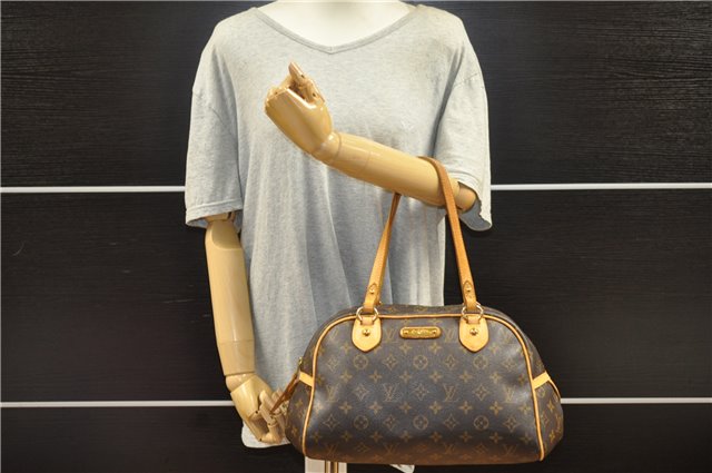 Authentic Louis Vuitton Monogram Montorgueil PM M95565 Shoulder Tote Bag 1164G