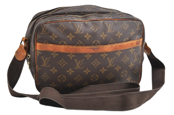Authentic Louis Vuitton Monogram Reporter PM Shoulder Cross Bag M45254 LV 1165G