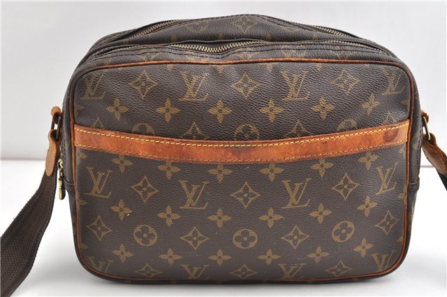 Authentic Louis Vuitton Monogram Reporter PM Shoulder Cross Bag M45254 LV 1165G
