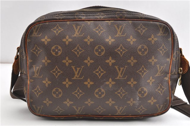 Authentic Louis Vuitton Monogram Reporter PM Shoulder Cross Bag M45254 LV 1165G