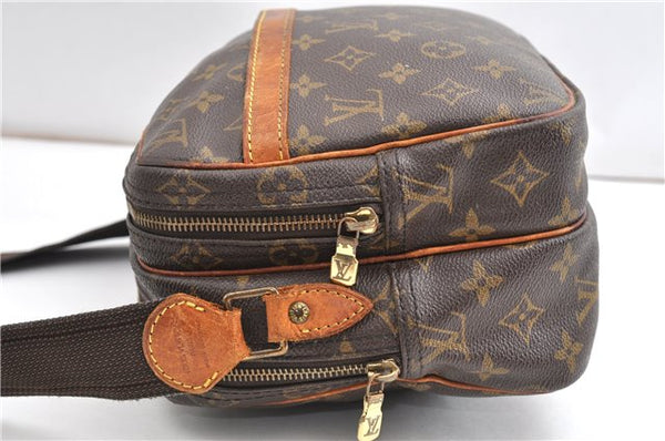 Authentic Louis Vuitton Monogram Reporter PM Shoulder Cross Bag M45254 LV 1165G