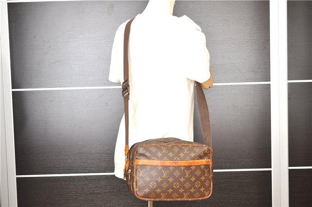 Authentic Louis Vuitton Monogram Reporter PM Shoulder Cross Bag M45254 LV 1165G