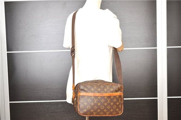 Authentic Louis Vuitton Monogram Reporter PM Shoulder Cross Bag M45254 LV 1165G