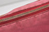 Authentic PRADA Nylon Saffiano Leather Shoulder Cross Body Bag Pink 1165I