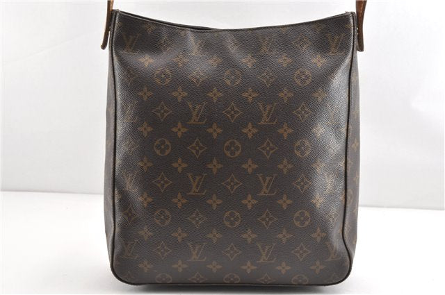 Authentic Louis Vuitton Monogram Looping GM Shoulder Bag M51145 LV 1168G