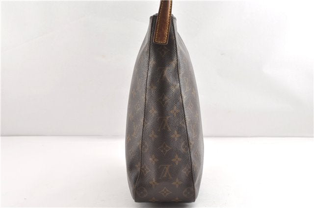Authentic Louis Vuitton Monogram Looping GM Shoulder Bag M51145 LV 1168G