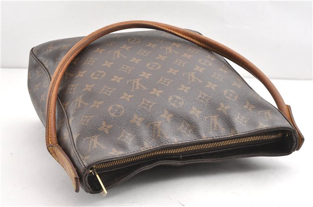 Authentic Louis Vuitton Monogram Looping GM Shoulder Bag M51145 LV 1168G