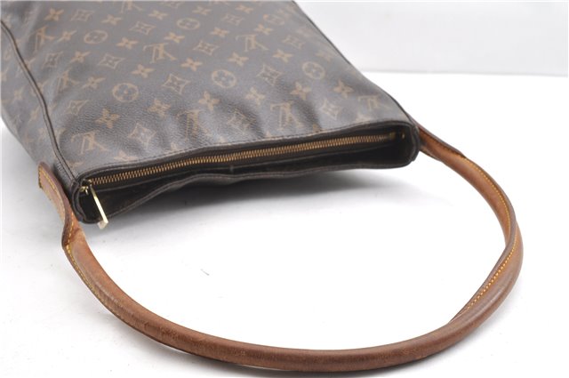 Authentic Louis Vuitton Monogram Looping GM Shoulder Bag M51145 LV 1168G