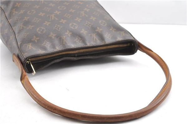 Authentic Louis Vuitton Monogram Looping GM Shoulder Bag M51145 LV 1168G