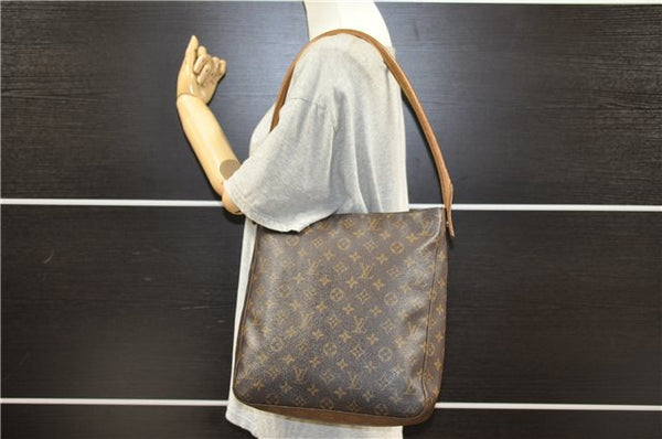 Authentic Louis Vuitton Monogram Looping GM Shoulder Bag M51145 LV 1168G