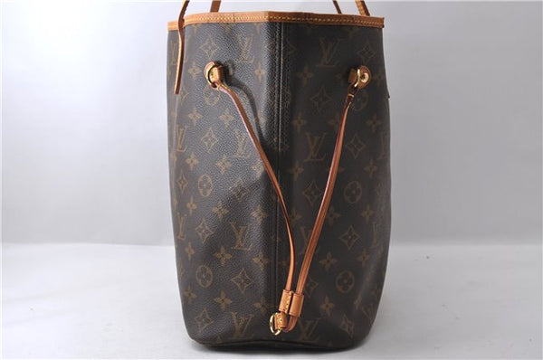 Authentic Louis Vuitton Monogram Neverfull MM Tote Bag M40156 LV 1169D