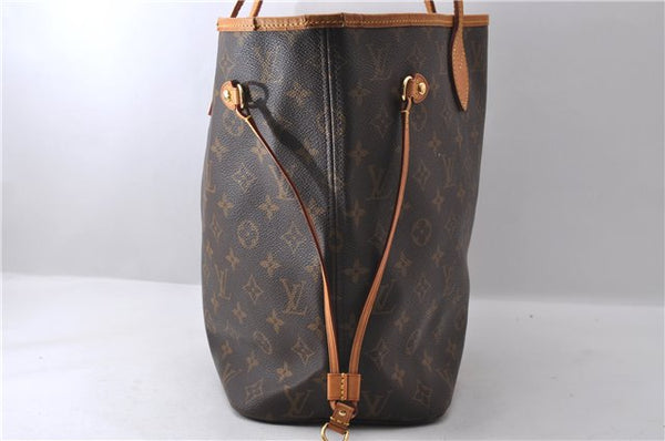 Authentic Louis Vuitton Monogram Neverfull MM Tote Bag M40156 LV 1169D