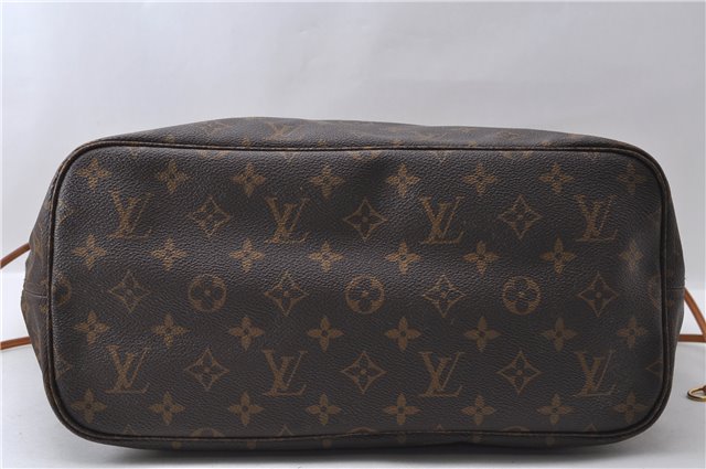 Authentic Louis Vuitton Monogram Neverfull MM Tote Bag M40156 LV 1169D