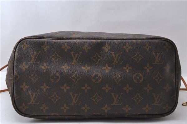 Authentic Louis Vuitton Monogram Neverfull MM Tote Bag M40156 LV 1169D