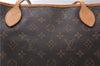 Authentic Louis Vuitton Monogram Neverfull MM Tote Bag M40156 LV 1169D