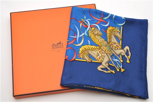 Authentic HERMES Carre 90 Scarf 