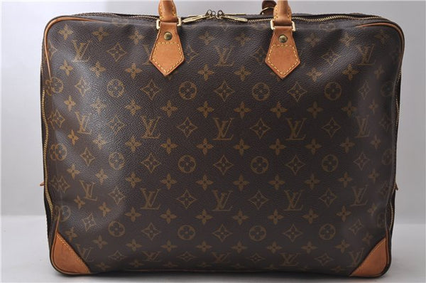 Auth Louis Vuitton Monogram M53362 Porte Documents Voyage 2 Compartments 1170D