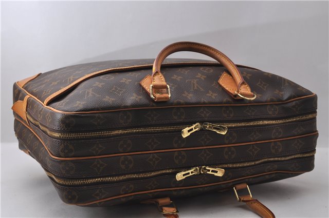 Auth Louis Vuitton Monogram M53362 Porte Documents Voyage 2 Compartments 1170D