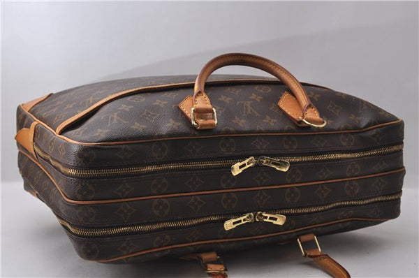 Auth Louis Vuitton Monogram M53362 Porte Documents Voyage 2 Compartments 1170D